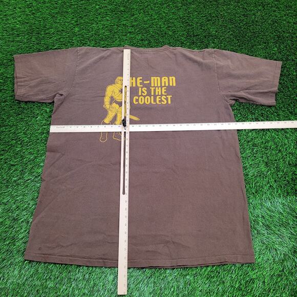 Vintage He-Man Masters-of-the-Universe Shirt 3XL 27x33 Brown - Picture 3 of 16